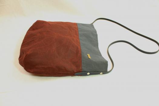 Tasche, Umhängetsche, Oilskin