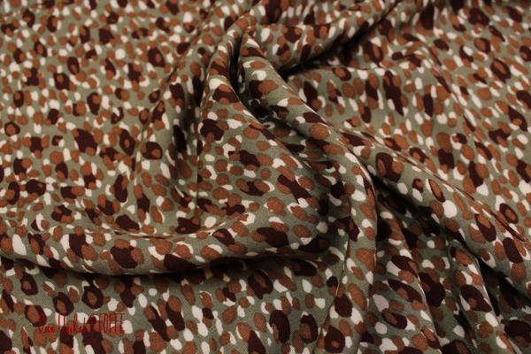 Blusenstoff, Viscose, braun