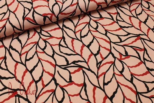 Blusenstoff, Viscose, altrosa